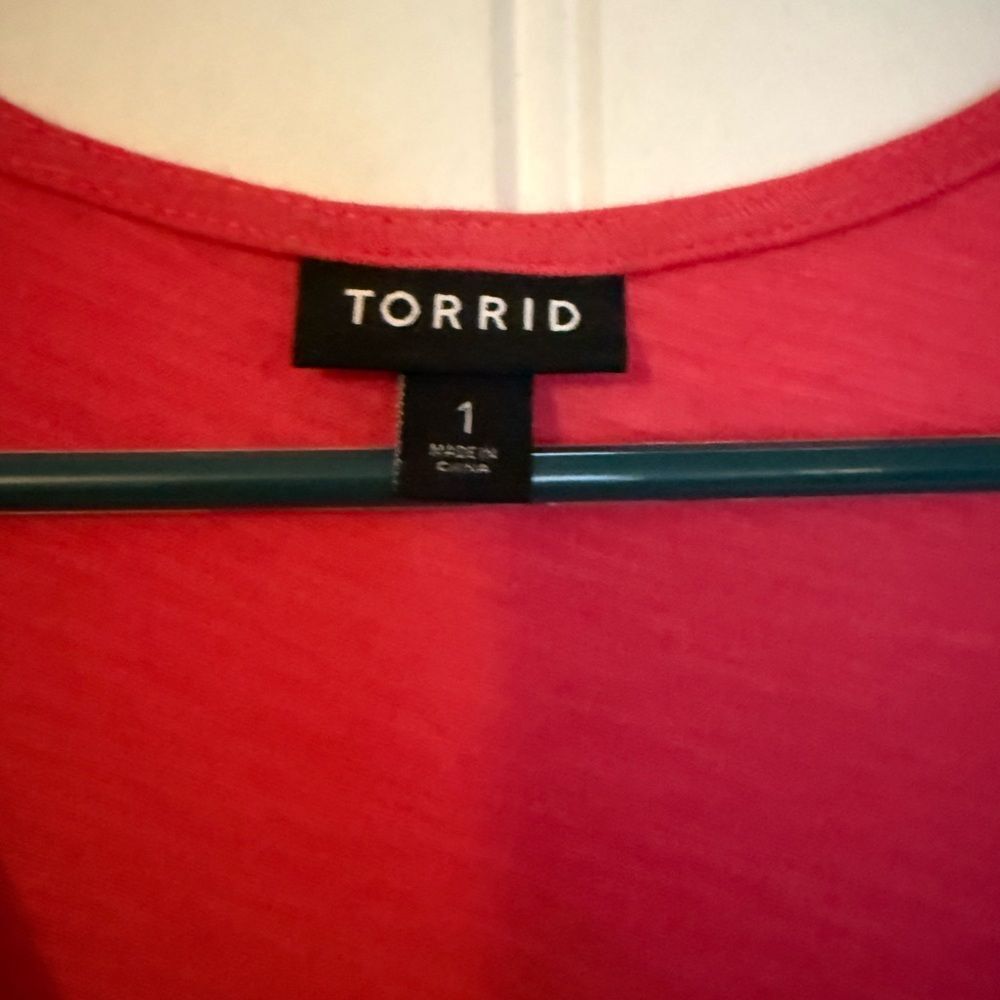 Torrid Deep V Layered Blouse - Picture 2 of 3